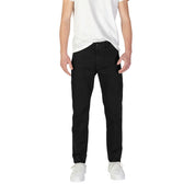 Black Cotton Skinny Pant