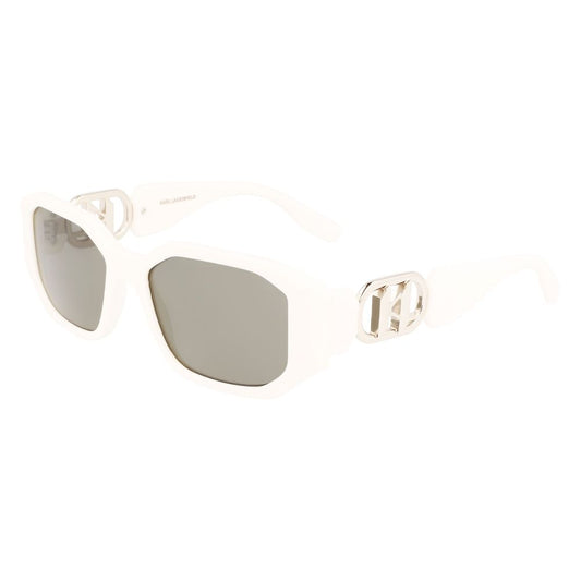 White Injected Sunglasses