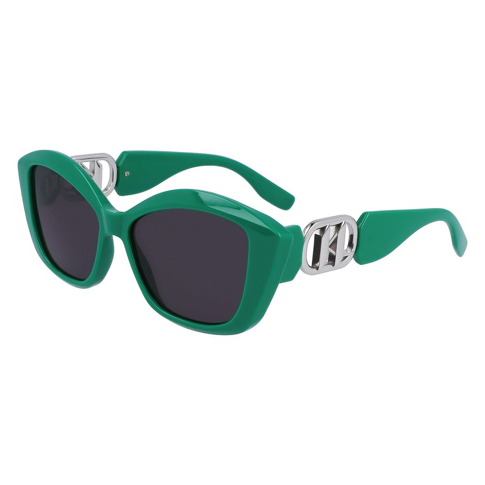 Green Injected Sunglasses