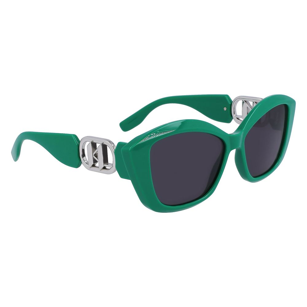 Green Injected Sunglasses