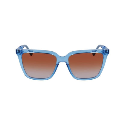 Blue Injected Sunglasses