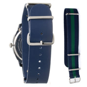 Blue Leather Watch