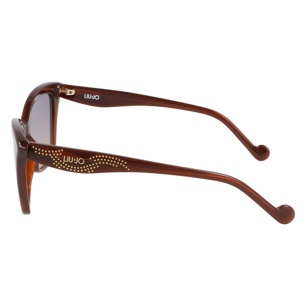 Brown Injected Sunglasses