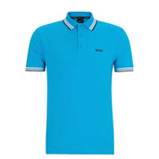 Turquoise Cotton Polo Shirt