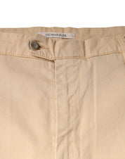 Beige HOUSTON Men Cropped Dress Pants