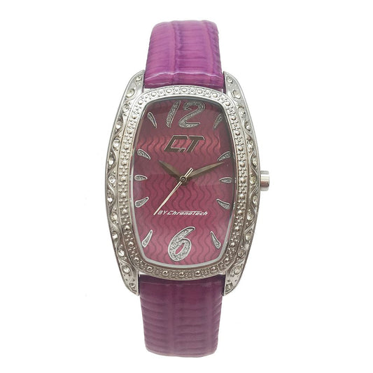 Purple Leather Watch