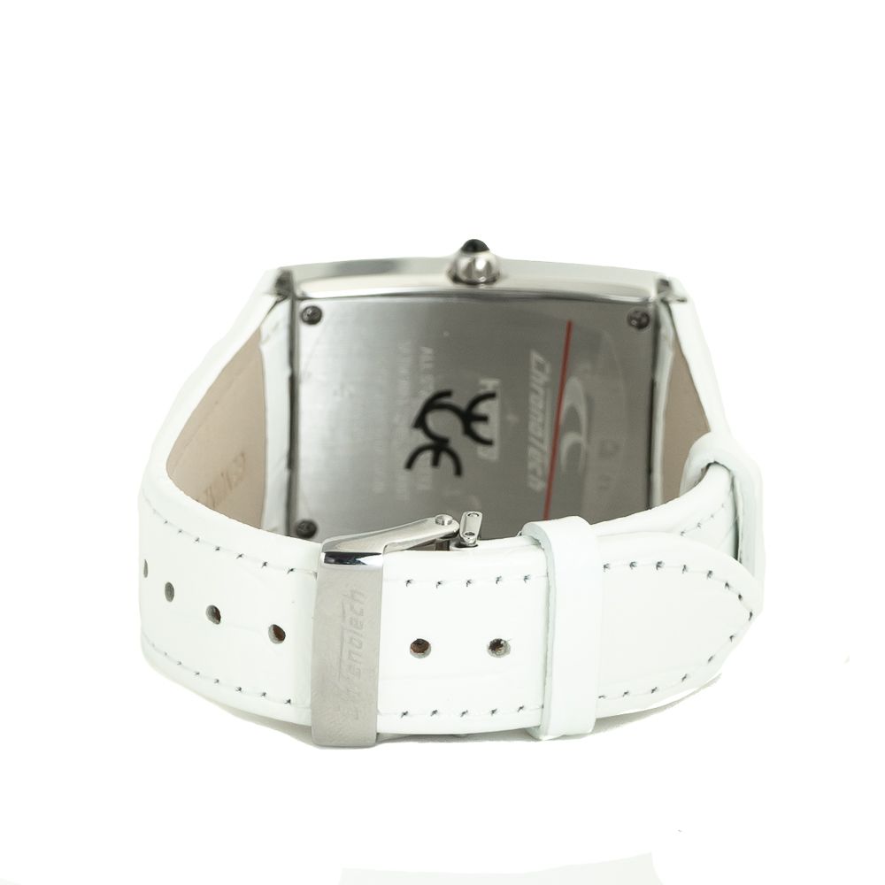 White Leather Watch