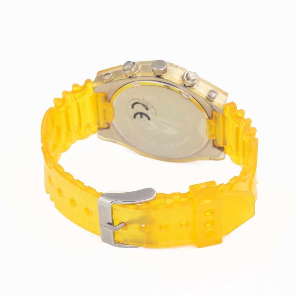 Yellow Rubber Watch