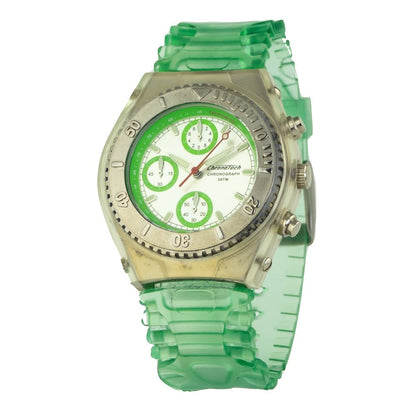 Green Rubber Watch