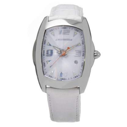 White Leather Watch