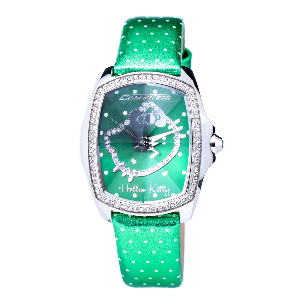 Green Leather Watch