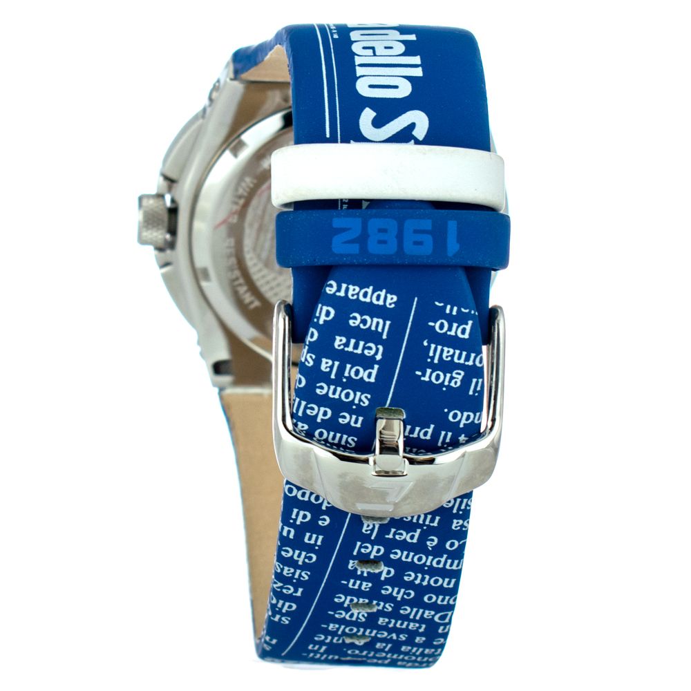 Blue Leather Watch