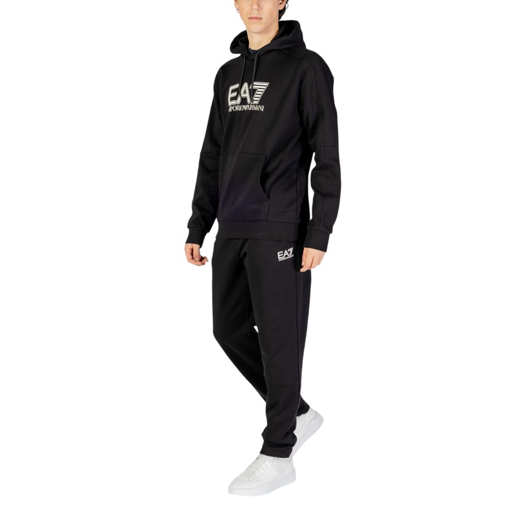 Black Cotton Sweatsuit