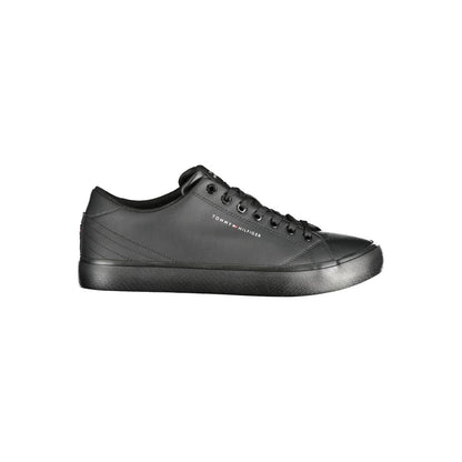 Black Polyester Sneaker