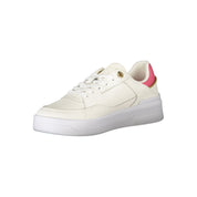 White Polyester Sneaker