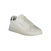 White Polyester Sneaker