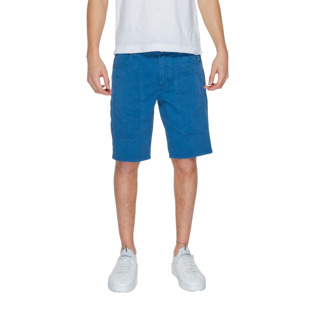 Blue Cotton Short