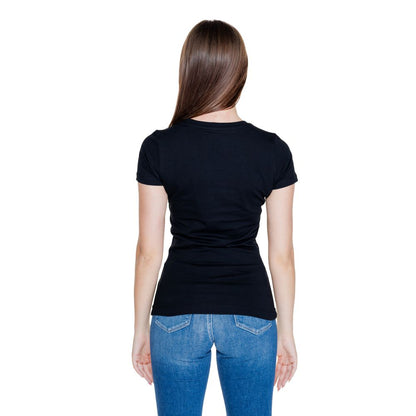 Black Cotton Tops & T-Shirt