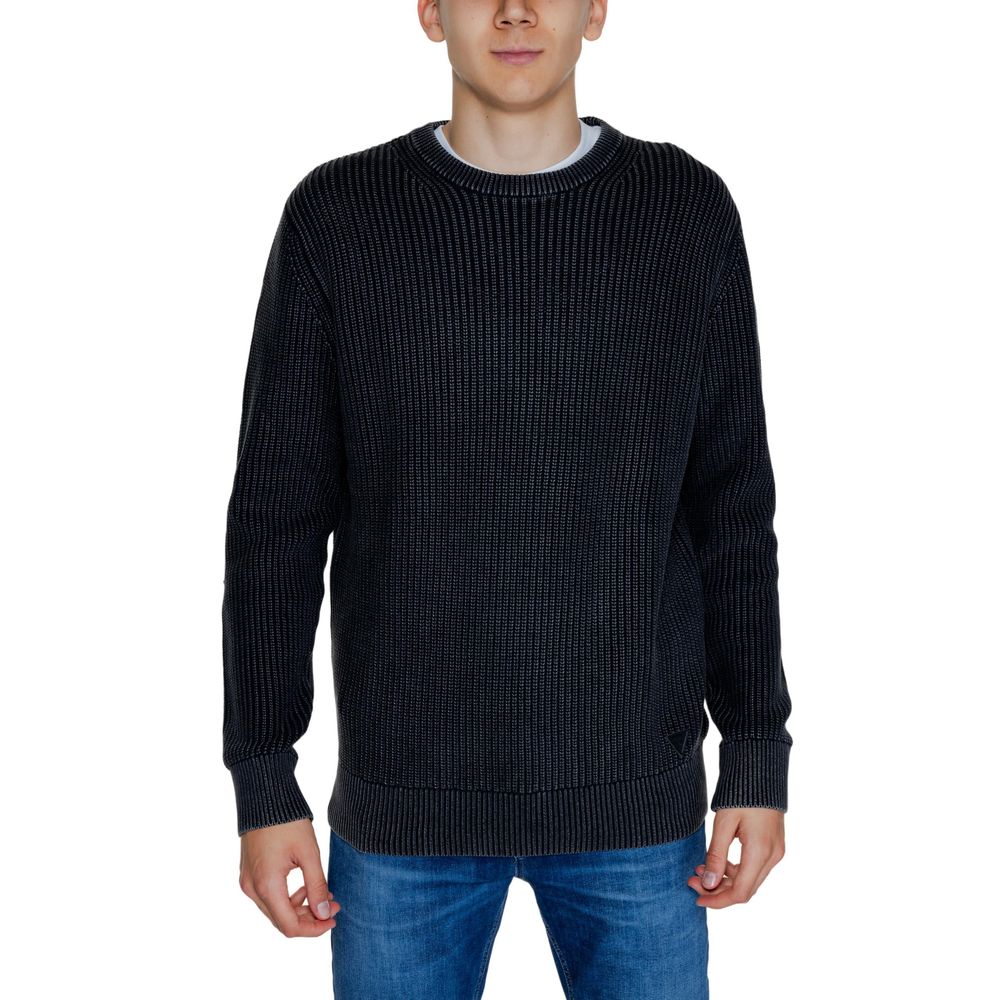 Black Cotton Sweater