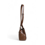 Brown Polyethylene Handbag