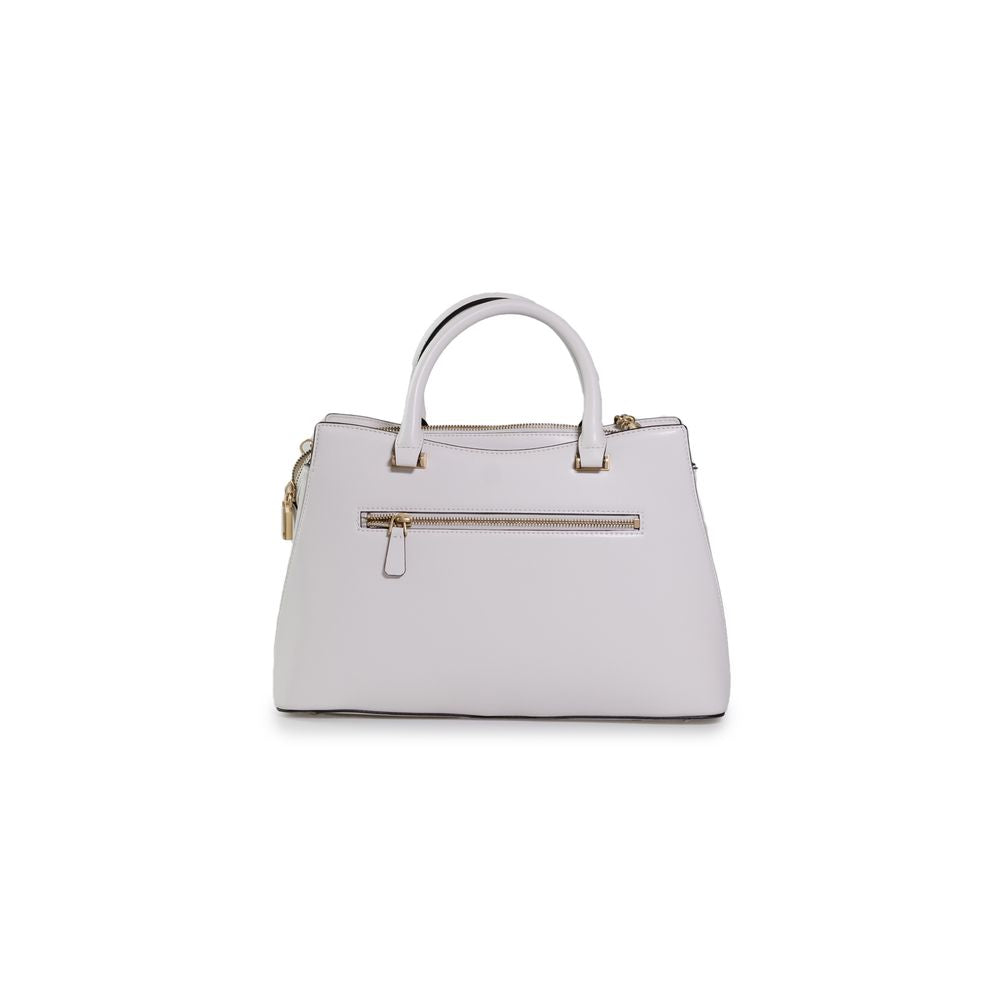 Cream Polyethylene Handbag