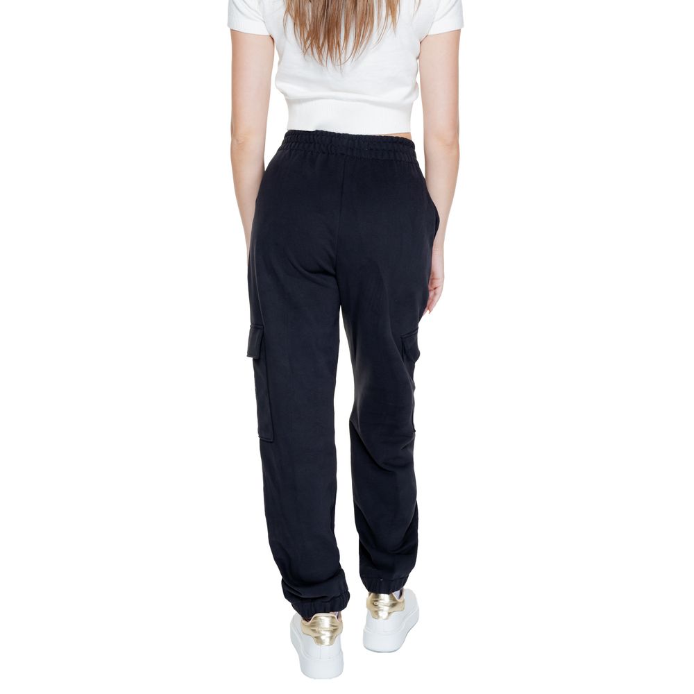 Black Cotton Rigenerato Jeans & Pant