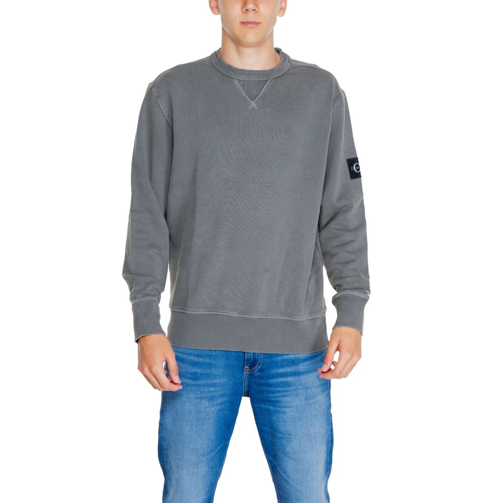 Gray Cotton Rigenerato Sweater