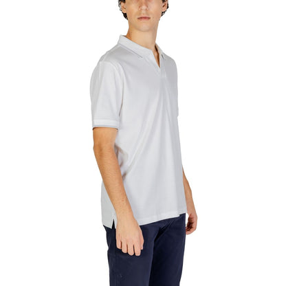 White Cotton Polo Shirt