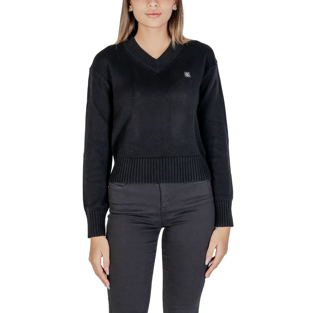 Black Cotton Sweater