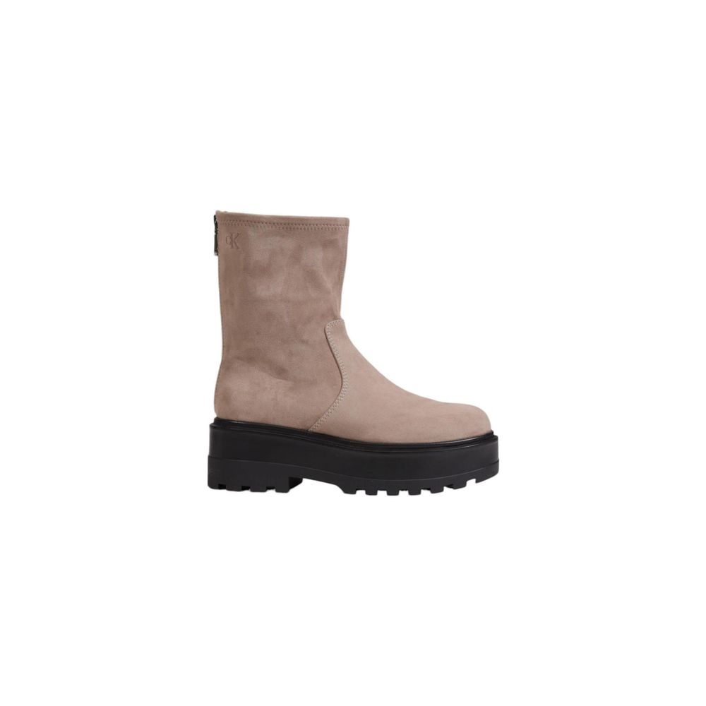 Gray Recycled Polyester Boot