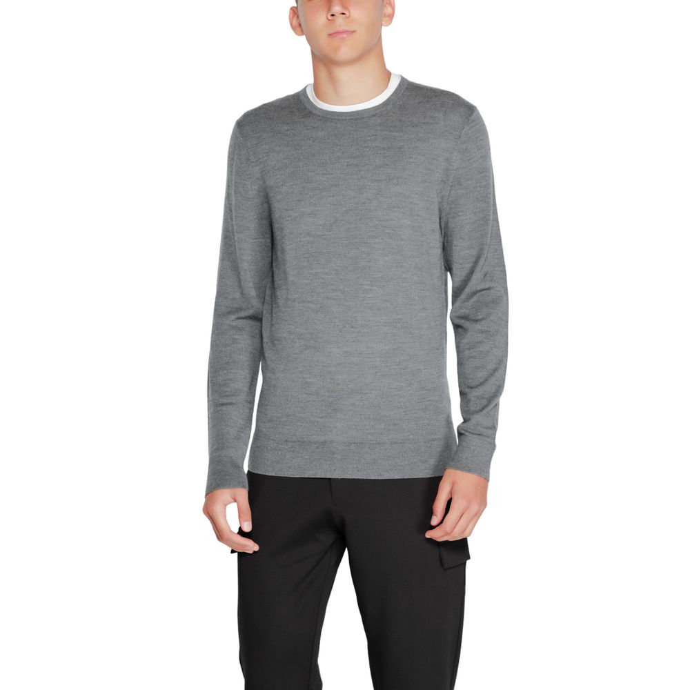 Gray Recycled Wool T-Shirt