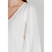 White Polyester Sweater