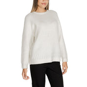 White Polyester Sweater