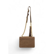 Brown Polyester Handbag