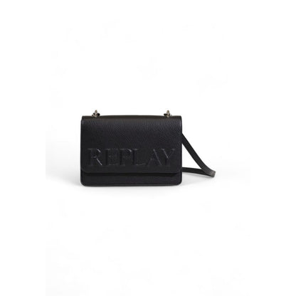 Black Polyester Handbag