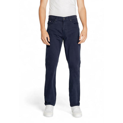 Blue Cotton Jeans & Pant