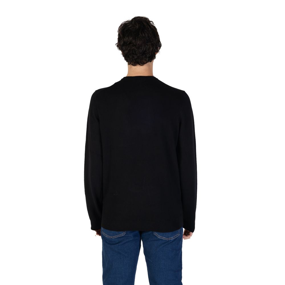 Black Cotton Sweater