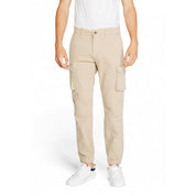 Beige Cotton Jeans & Pant