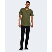 Green Cotton Polo Shirt