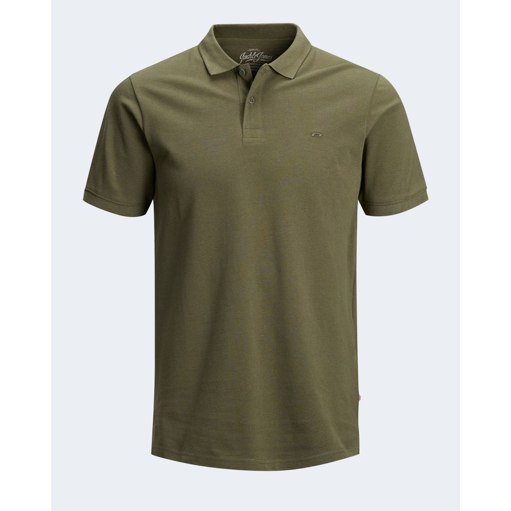 Green Cotton Polo Shirt