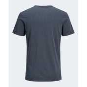 Light Blue Flamed Cotton T-Shirt