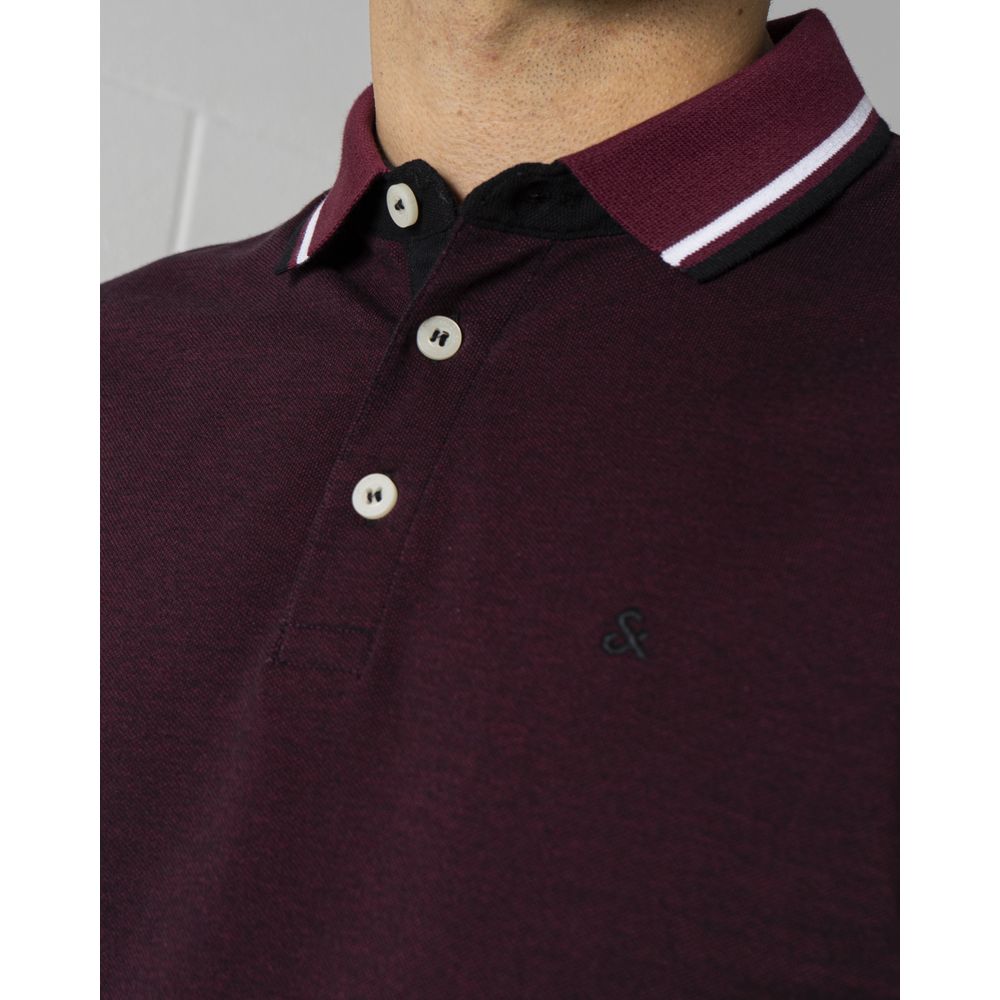 Bordeaux Cotton Polo Shirt