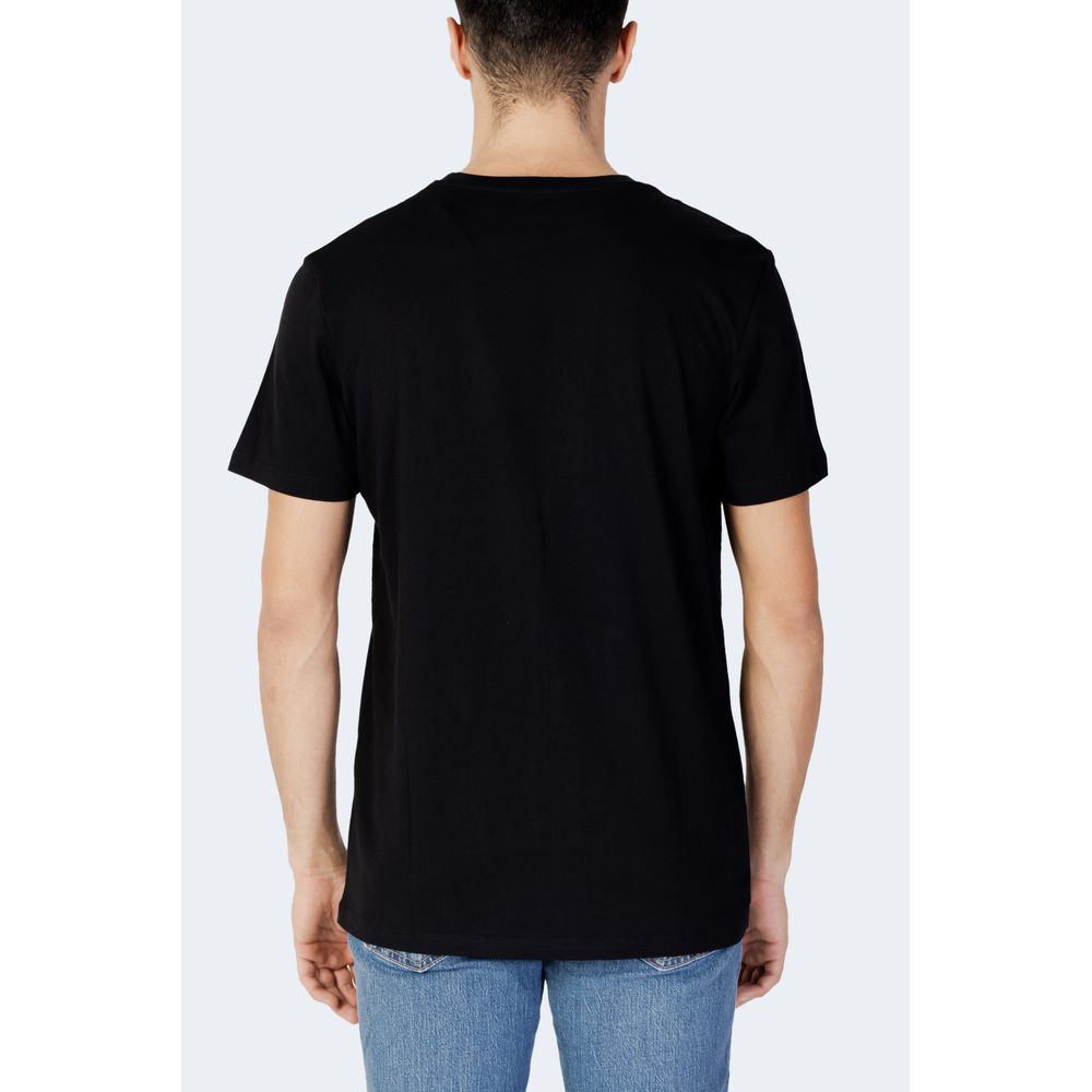 Black Cotton T-Shirt