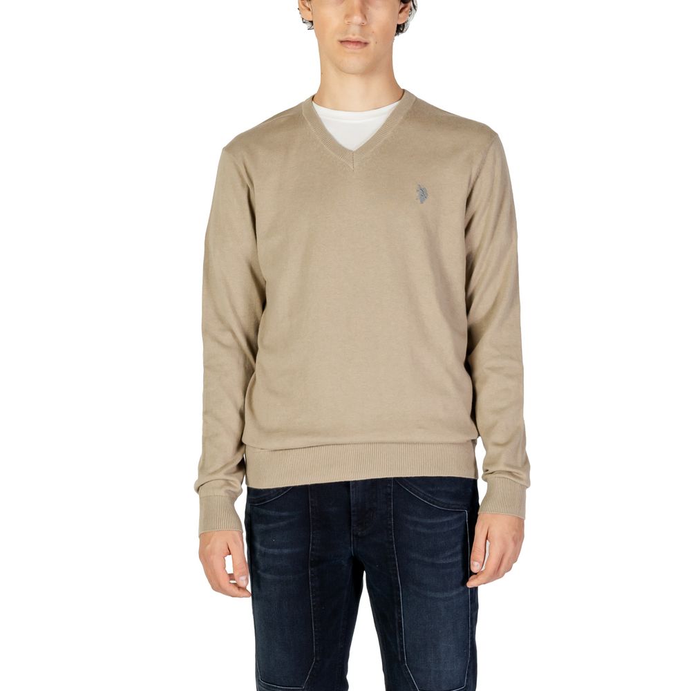 Beige Cotton Sweater