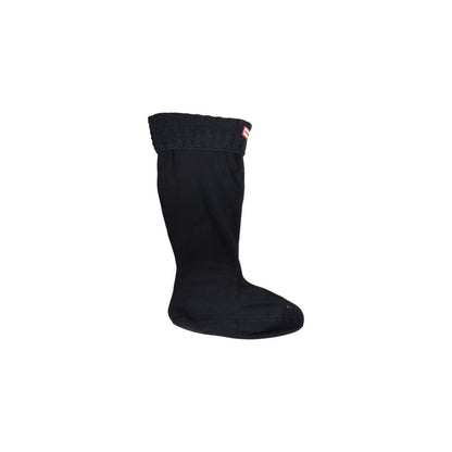 Black Recycled Polyester Sock