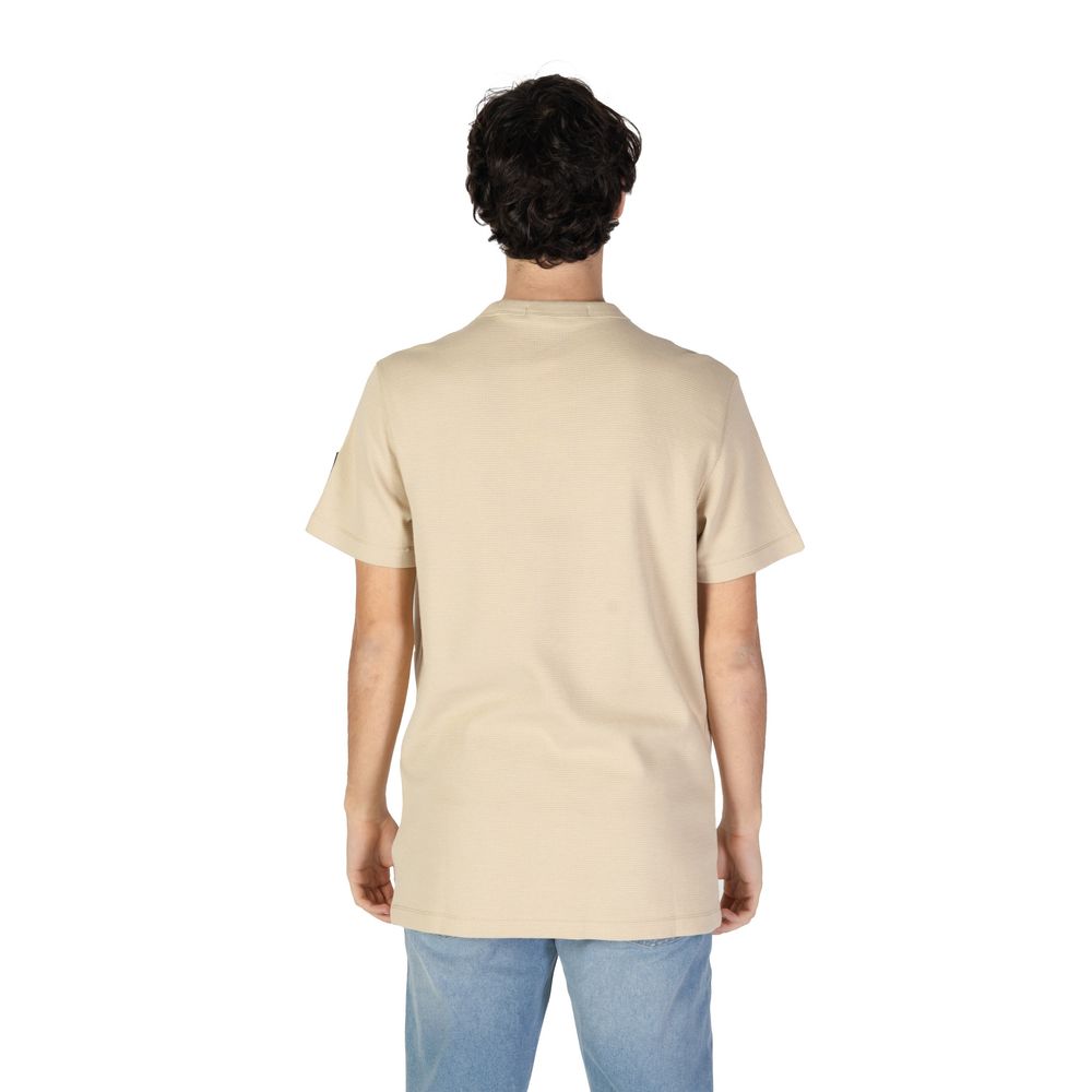 Beige Cotton T-Shirt