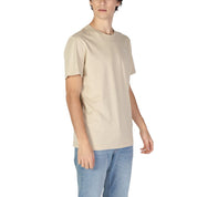 Beige Cotton T-Shirt