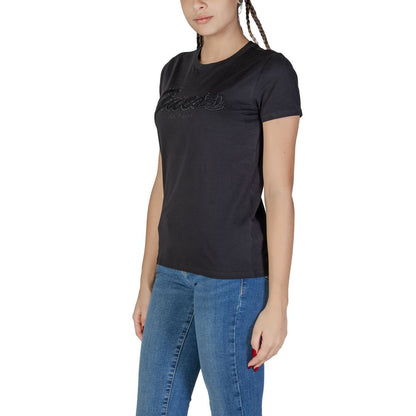 Black Cotton Tops & T-Shirt