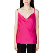 Pink Polyester Tops & T-Shirt