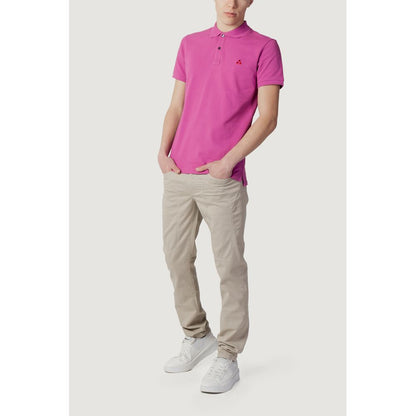 Pink Cotton Polo Shirt